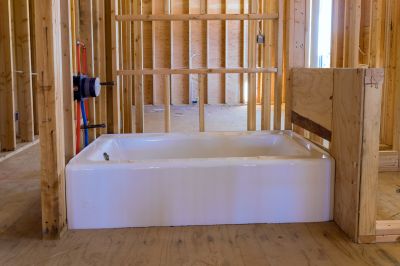 Professional Installing Bathtub